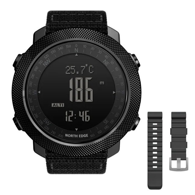 NEW.. NORTH EDGE APACHE JAM TANGAN PRIA ALTIMETER BAROMETER TERMOMETER ORI