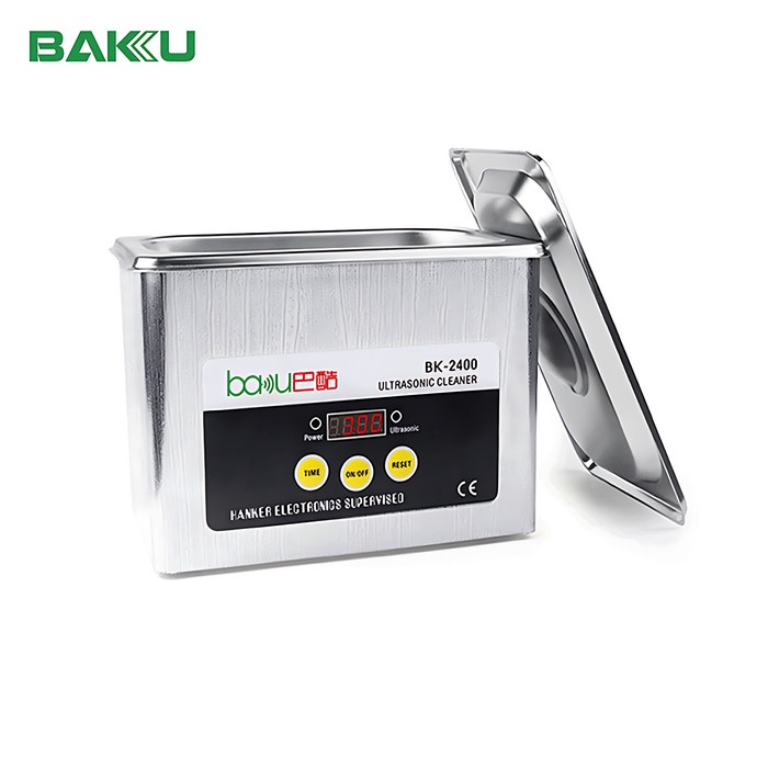 Baku Bk-2400 0.8 Liter Stainless Steel Ultrasonic Cleaner Digital