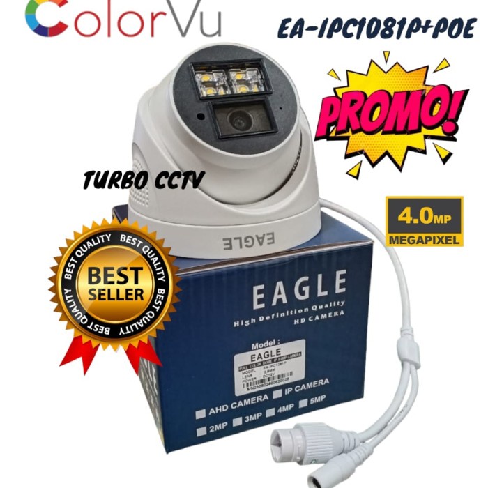 EAGLE Kamera Cctv Indoor IP Cam 4MP Full Color IP Kamera Cctv