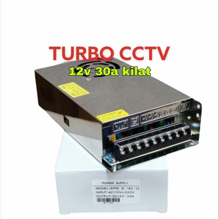 Power Supply 12V 30A Murni Barang Terjamin 
