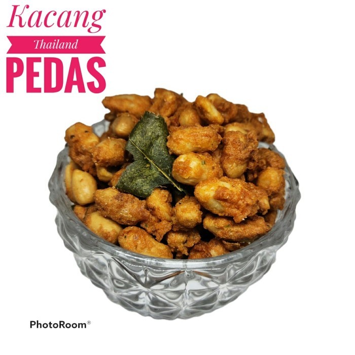 

(TopSeller) Snack Cemilan Kiloan Kacang Thailand Pedas 250 gr