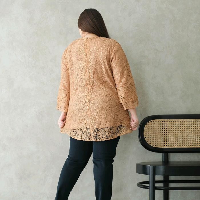 (TopSeries) baju atasan brokat jumbo wanita Ld130cm&Ld140cm