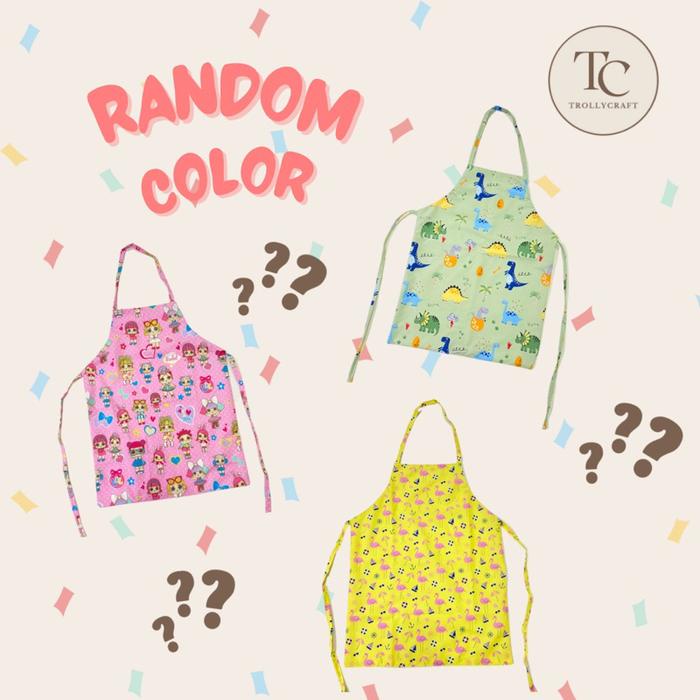 Apron Masak Anak / Apron Anak / Celemek Anak