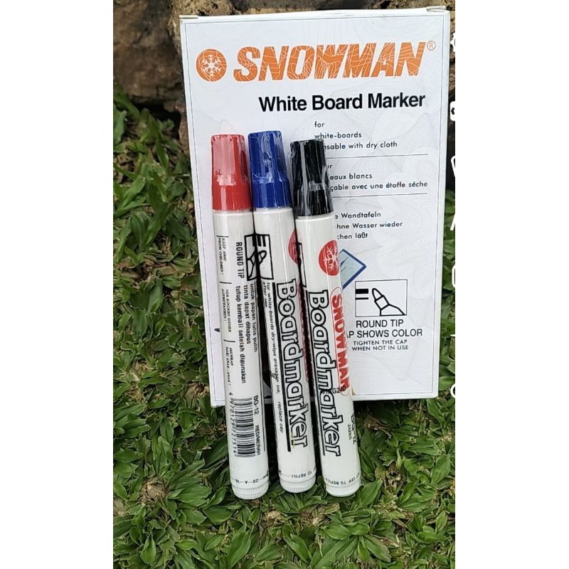 

Spidol Whiteboard Snowman Bg12 Isi12Pcs