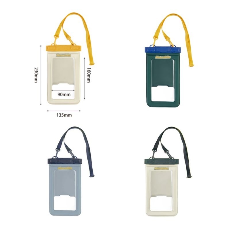 {{ TAS KANTONG HP WATERPROOF NATUREHIKE CNK2300BS015 IPX8 CELL MOBILE PHONE WATERPROOF BAG POUCH