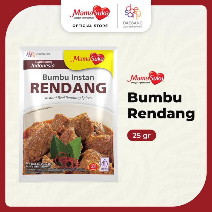 

MamaSuka - Bumbu Rendang 25 gr (Sample tidak dijual satuan)