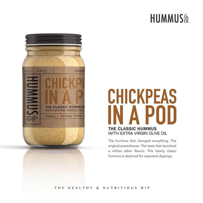 

Chickpeas in a pod- Classic Hummus
