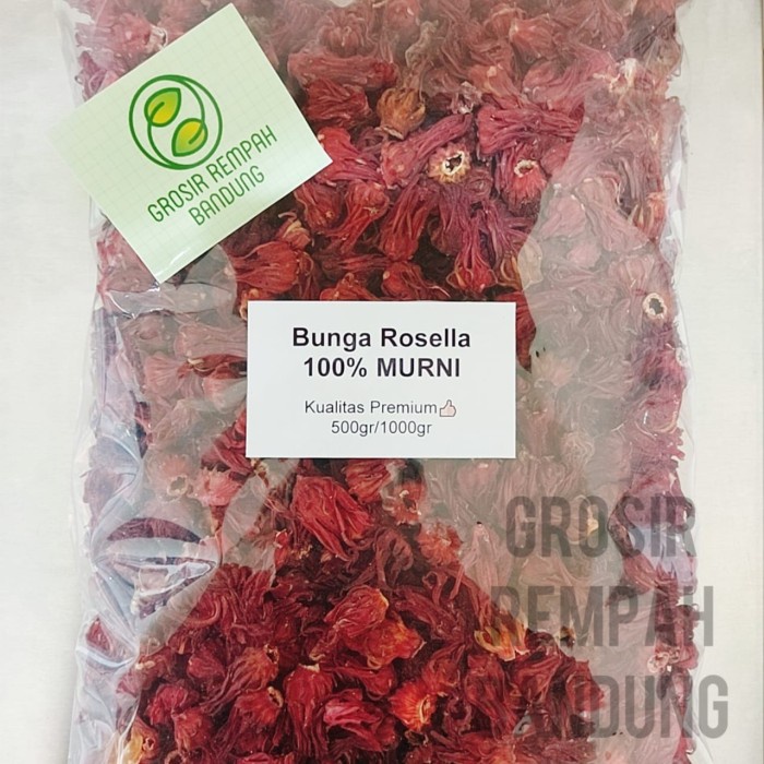 

Bunga Rosella Merah Kering Bersih Pilihan / Rempah / Terbaik