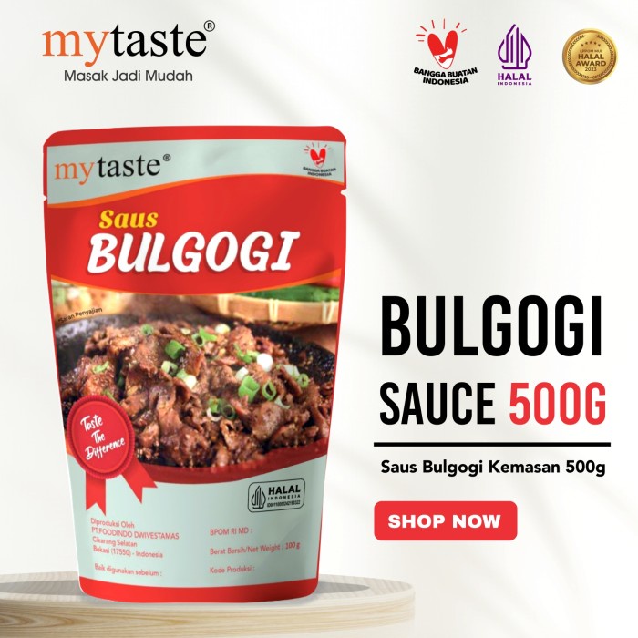 

My Taste Bulgogi Sauce gr Halal Korea Instant