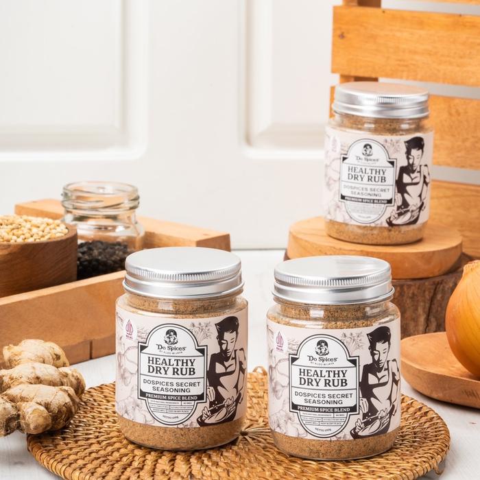 

Dospices Healthy Dry Rub [Secret seasoning] Bumbu marinasi rendah kalori [100 gram] Rempah Natural