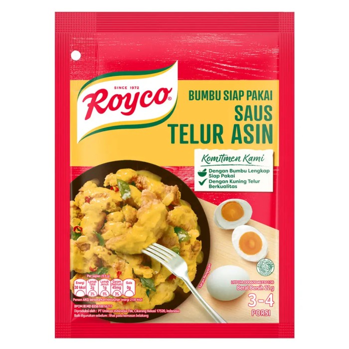 

Royco Bumbu Saus Telur Asin 22gr