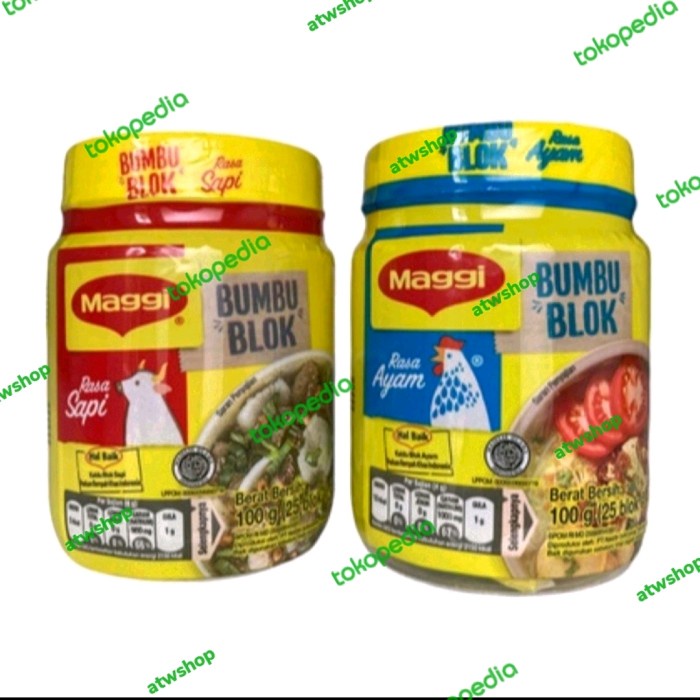 

maggi blok isi 25 ayam/ sapi