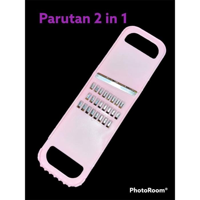 (Expert) parutan serbaguna 2 in 1 / parutan multifungsi / Parutan Sayuran