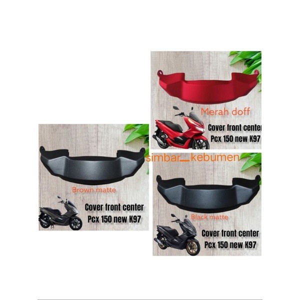 [Expert] cover front center dagu bawah lampu depan pcx 150 new lokal k97
