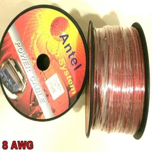 (Expert) Kabel Eceran AWG8 Kabel Power Mobil DC Strum Stroom Ecer AWG 8 @1m