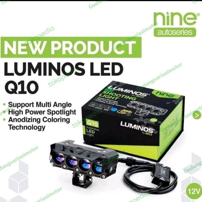 luminos led Q10 harga satuan, lampu laser super terang, devil merah