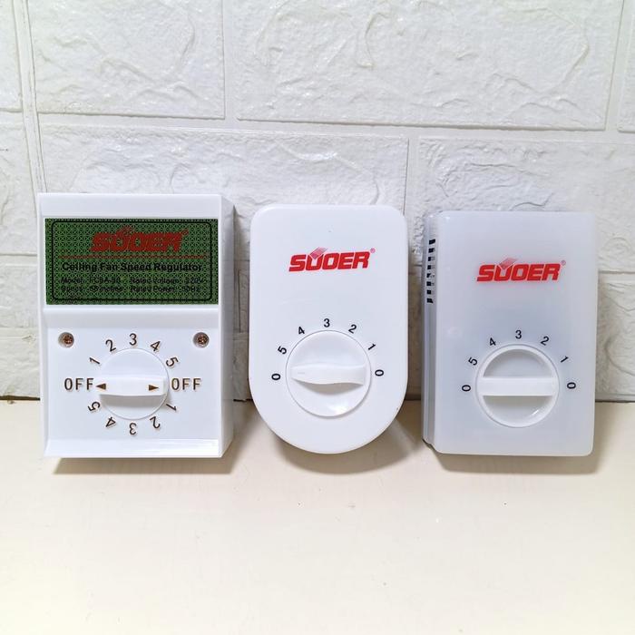 DIMMER PENGATUR KECEPATAN KIPAS ANGIN / SWITCH KIPAS ANGIN SUOER / SPEED CONTROLLER 5 SPEED