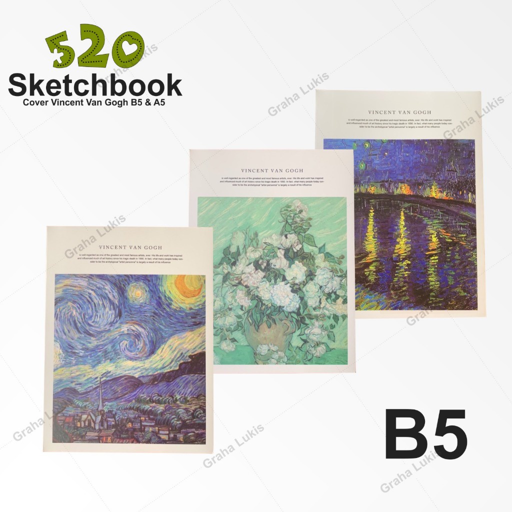 

IK! Sketchbook Cover Vincent Van Gogh B5 / A5