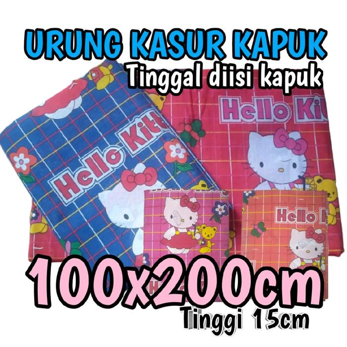 Terbaru- (100x200) URUNG KASUR KAPUK/KULIT KASUR KAPUK KATUN