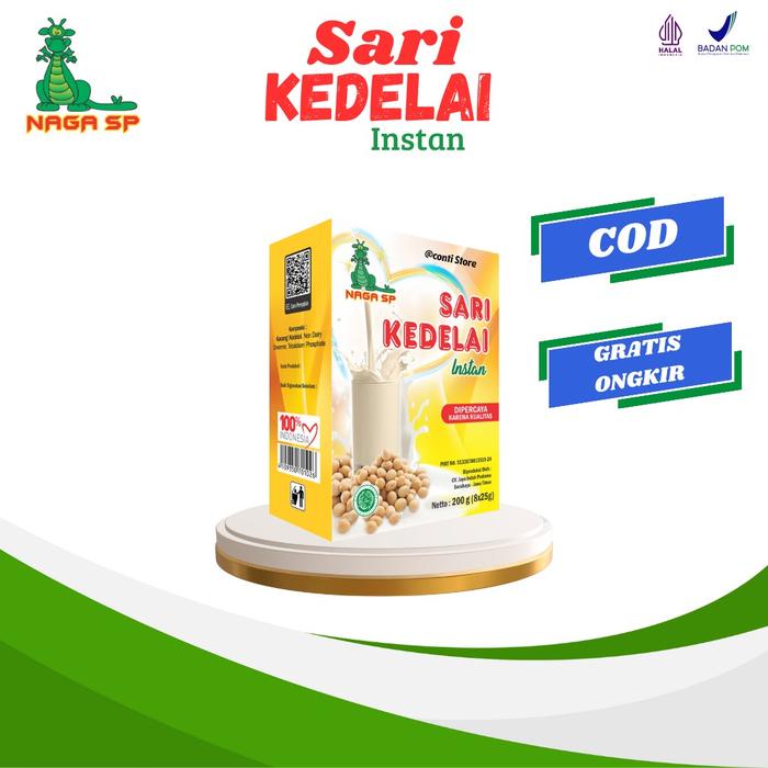 

PAKET HEMAT 3 BOX SUSU SARI KEDELAI BUBUK RENDAH GULA NAGA SP - DAIRY, MILK, DRINK BEST SELLER