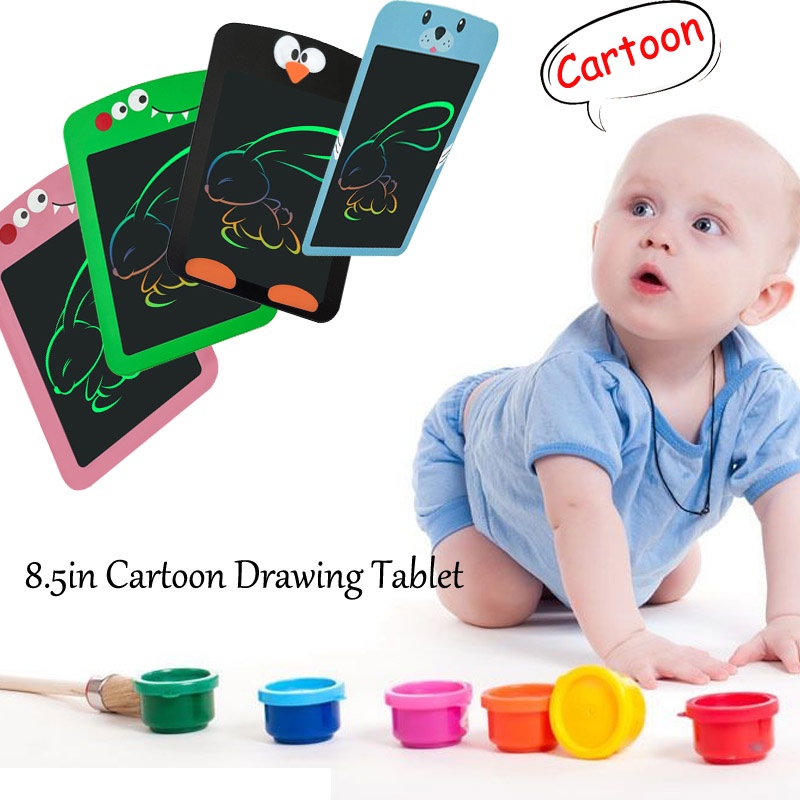 8.5 Cartoon Lcd Writing Tablet Children Magic Blackboard Digital Drawing Board Painting Pad Brain