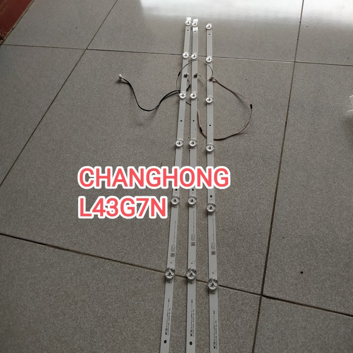 BL - BACKLIGHT - LAMPU TV - CHANGHONG - L43G7N - NEW ORIGINAL