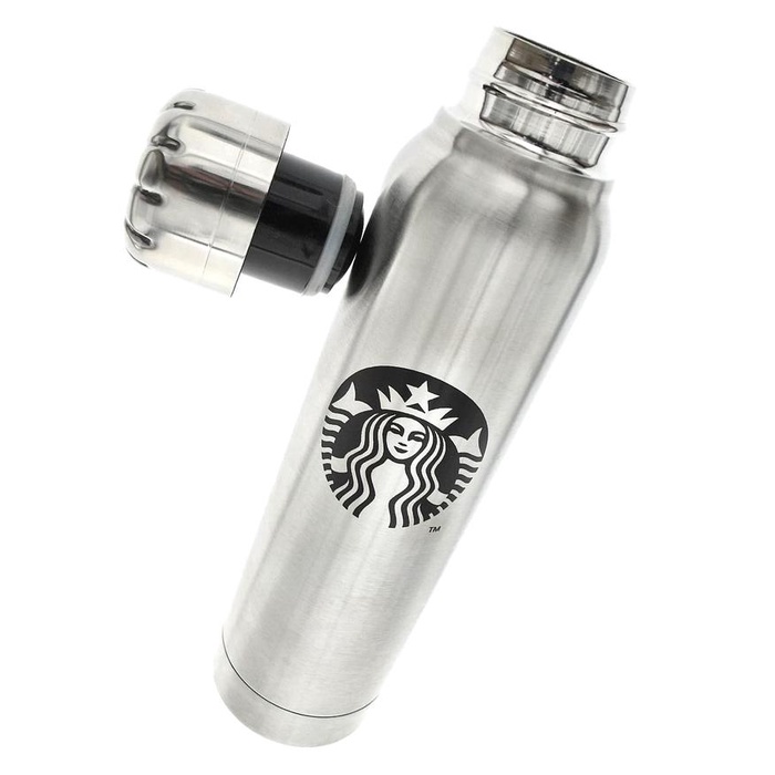 MacamKita- Tumbler Starbucks Swell Mini 300 Ml SILVER Botol Minum Termos 66