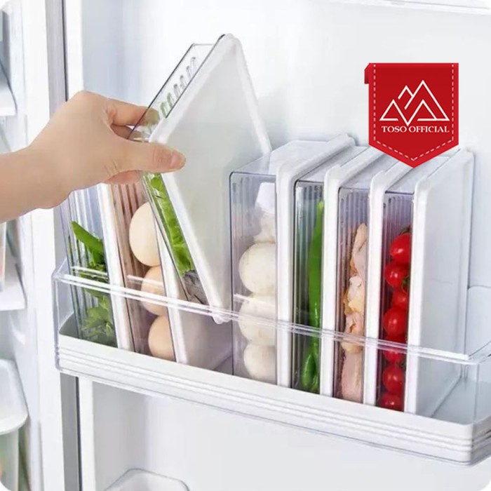 MacamKita- KOTAK PENYIMPANAN MAKANAN KULKAS KOREA FOOD CONTAINER TOPLES STORAGE