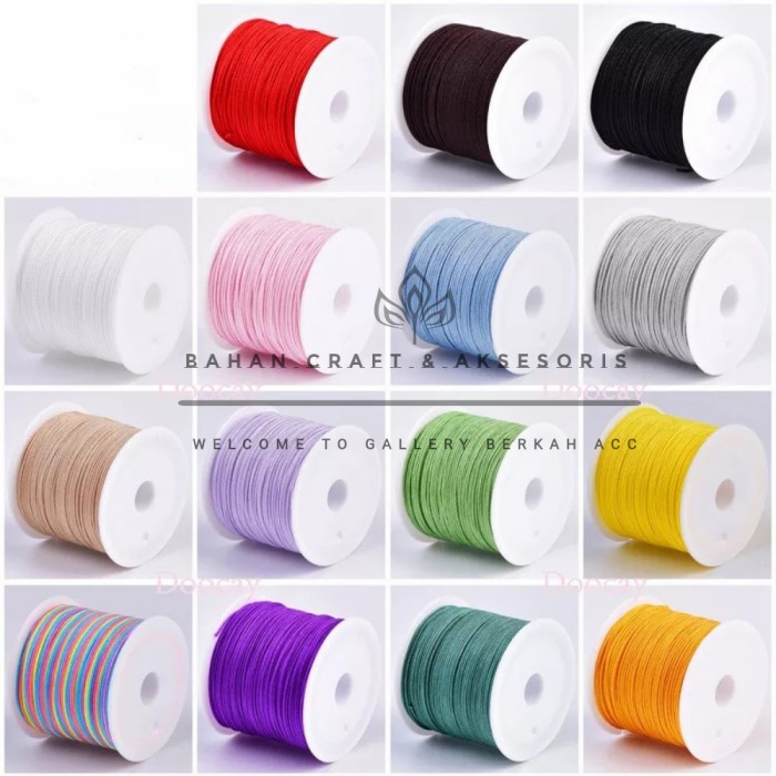 

Tali Giok Cina 08 Mm Tali Kur Shambala Super Kuat Bahan Kerajinan DIY