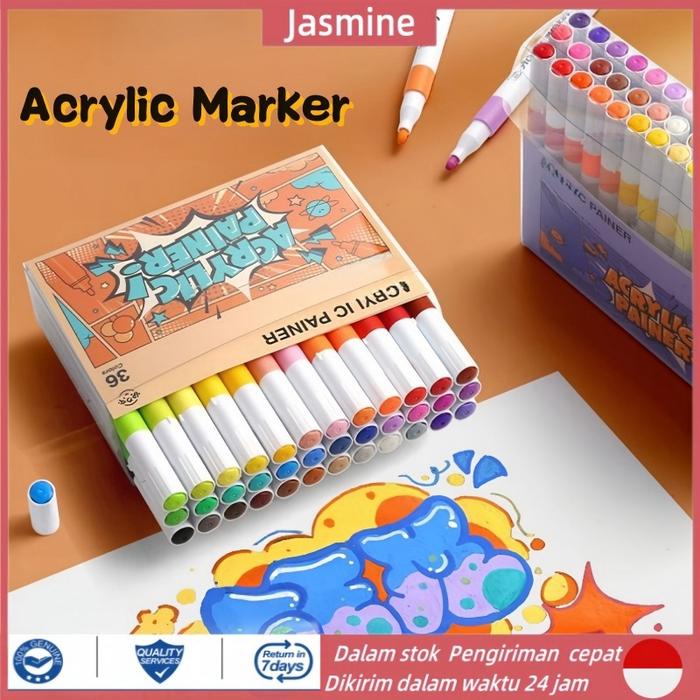 

CODSpidol Acrylic Marker Painer / Grasp Acrylic Markers / Pen Akrilik Marker Painter Set / Pulpen