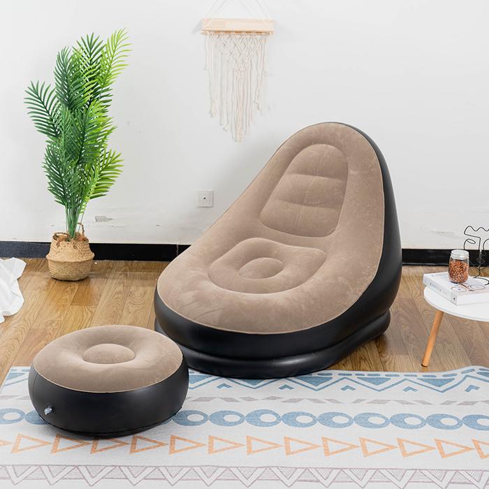 Sofa angin santai portable/sofa angin camping/sofa angin santai+Sofa angin santai dengan sandaran