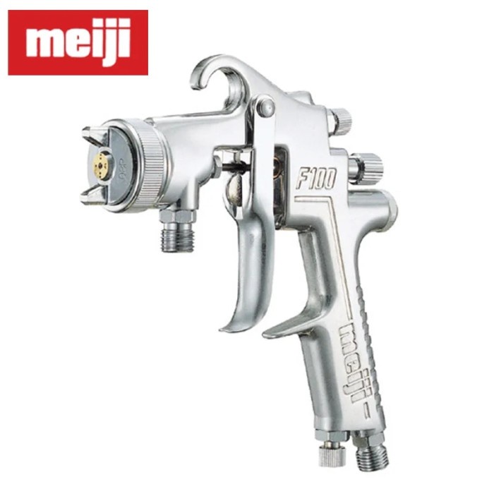 Original Japan Meiji F-100 manual spray gun pressure feed type