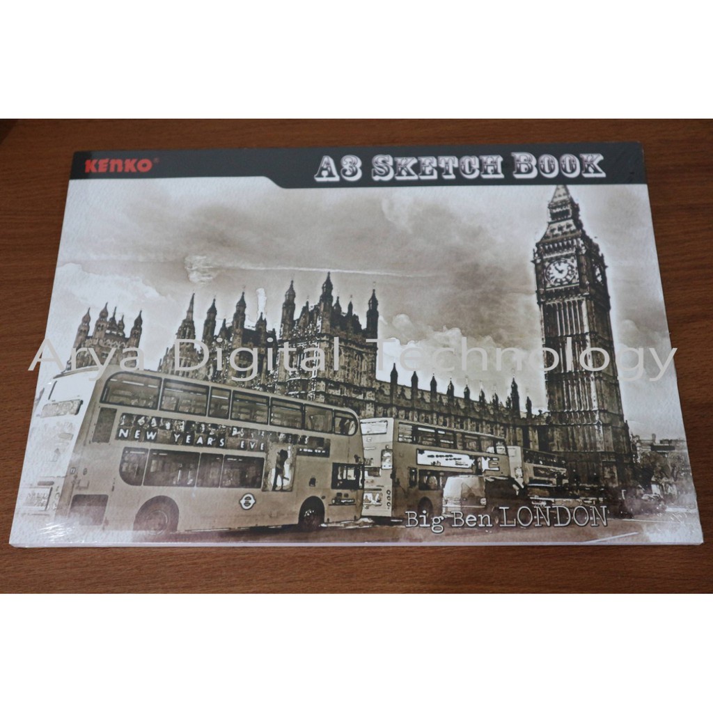 

IK! Sketch Book A3 Buku Sketsa Gambar Desain 50 Lembar Kenko Murah Bagus