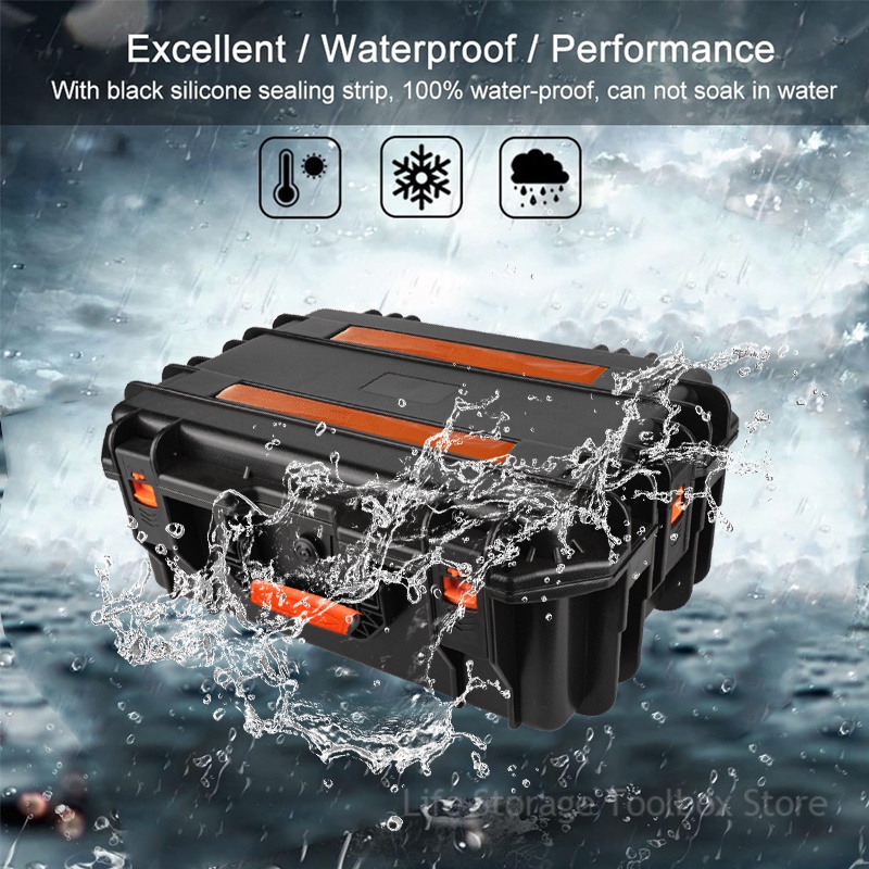 Trolley Case Large Safety Instrument Tool Box Professional Waterproof Shockproof Toolbox Pelican