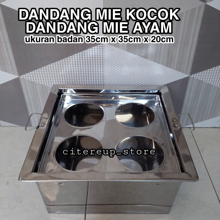 dandang mie ayam 4 lubang / Panci mie ayam / Dandang mie kocok bakso