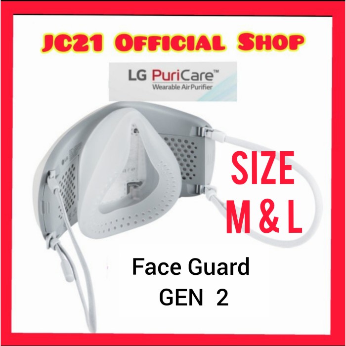 Masker LG Puricare Face Guard Gen 2 Pelindung Wajah
