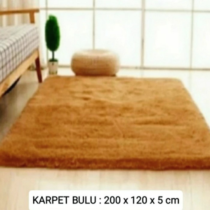 karpet bulu rasfur, 120 x 200 cm