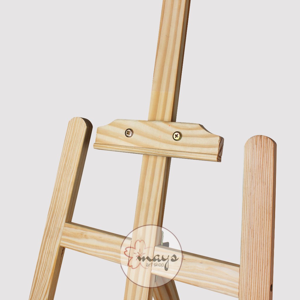 

IK! Orinal Easel Kayu Standard Lukis / Stand Penyangga Bingkai Besar Tinggi 135 cm Bali Artist