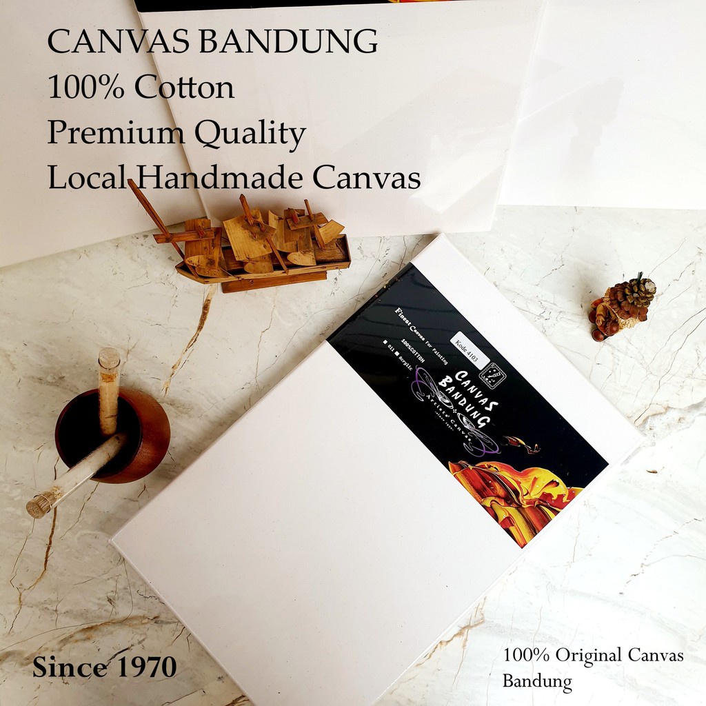 

IK! CANVAS BANDUNG Ukuran 25x40cm Premium Quality Hand Made / Kanvas Lukis Spanram 25 x 40 cm