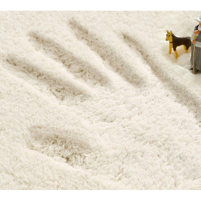 Karpet Bulu Tebal Karpet Bulat Round Carpet Karpet Ruang Tamu