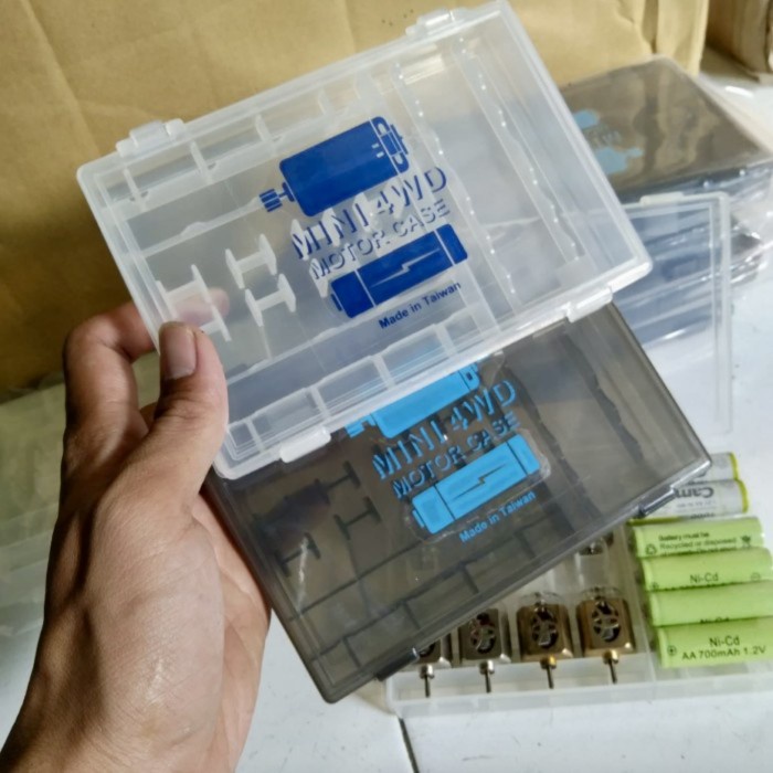 siapkirim- Box Tamiya Kotak Penyimpanan Dinamo Tamiya Case Battery dan Dinamo kotak Dinamo baterai