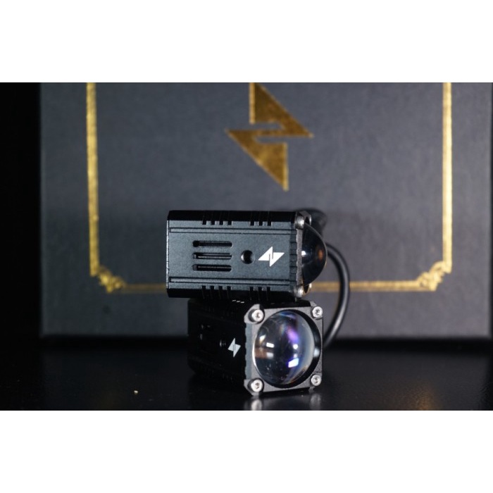 Led Projector Mobil Lampu Miniprojie Saber Sr1 Nano Blue Lens
