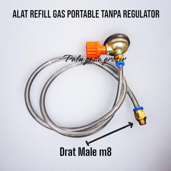 silahkan- Alat Refill Gas Kaleng Portable Hicook Tanpa Regulator Gas LPG