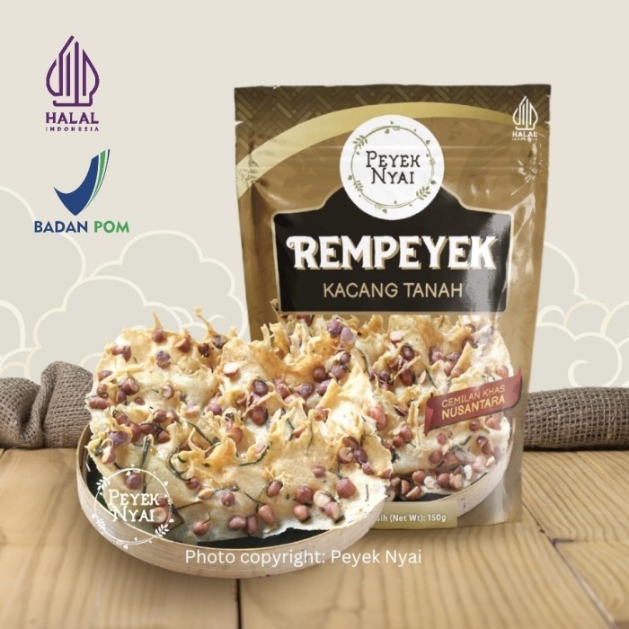 

Peyek Nyai Rempeyek Kacang Tanah (Pouch)