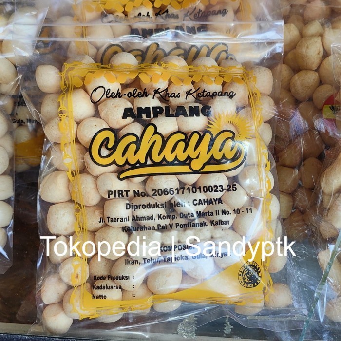 

Snack Amplang Getas Ikan CAHAYA Dulunya OBIC Ketapang Kalimantan Barat