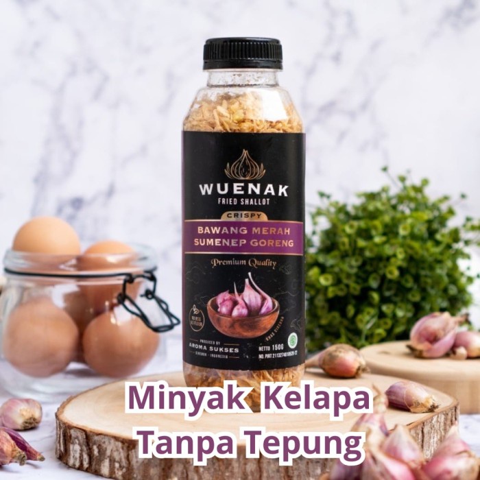 

BAWANG GORENG SUMENEP WUENAK NETT 150 g PREMIUM QUALTY / FIRST HAND