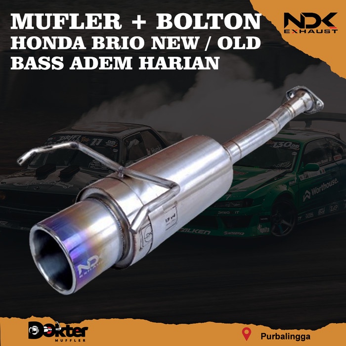 Knalpot Racing Mobil Brio Ndk Exhaust Dk03V3 Bolton Mobil Brio