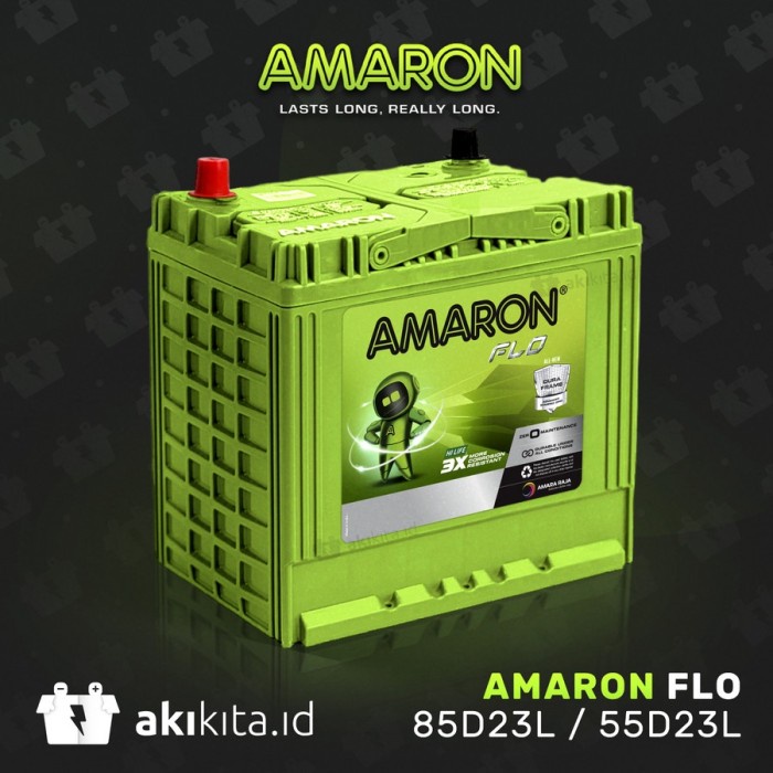 Aki Mobil Hyundai Trajet 55D23L / 85D23L Amaron Hi Life Aki Kering