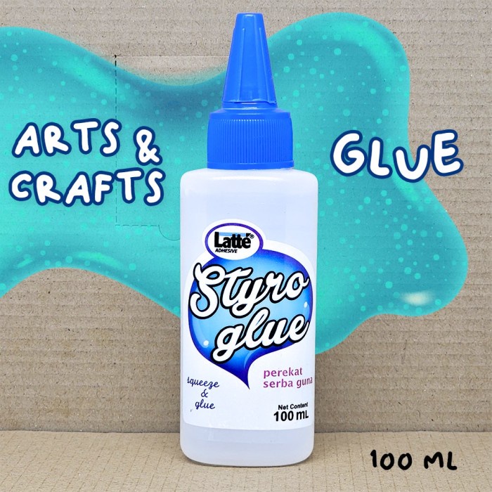 

New Jual lem styrofoam LATTE styro glue 100ml