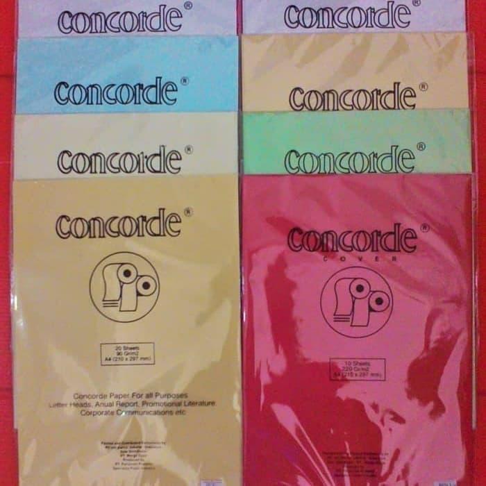 

New Kertas Concorde 220gr Ukuran A4